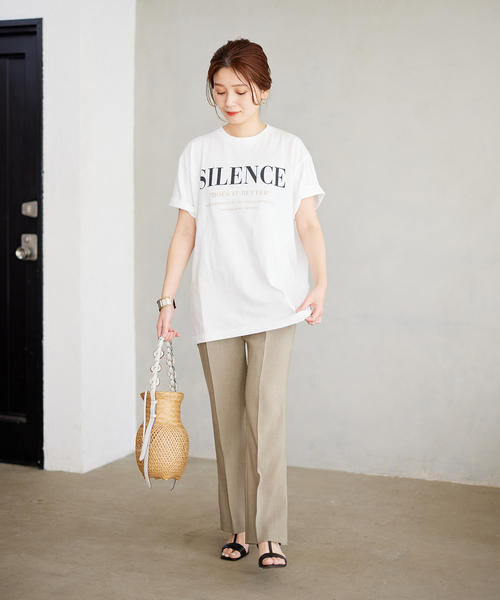 【新品未使用タグ付】 ジャーナルスタンダード パイル裏毛Tシャツ 完売 24SS 追加2》ウールMIX シアーロングT（Tシャツ／カットソー