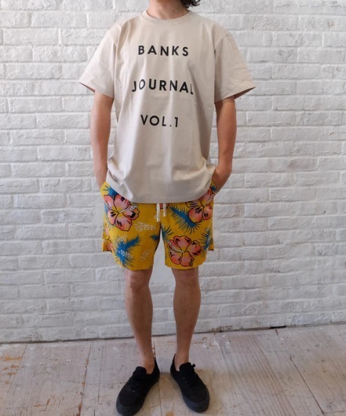 BANKS（バンクス）の「DESIGN TEE/BANKS(バンクス)半袖ロゴTシャツ（Tシャツ/カットソー・メンズ・ブラック/ホワイト/サンドベージュ・MEDIUM/LARGE/X-LARGE）」の11枚目の写真