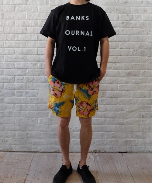 BANKS（バンクス）の「DESIGN TEE/BANKS(バンクス)半袖ロゴTシャツ（Tシャツ/カットソー・メンズ・ブラック/ホワイト/サンドベージュ・MEDIUM/LARGE/X-LARGE）」の10枚目の写真
