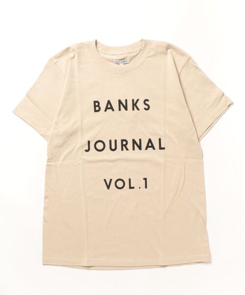 BANKS（バンクス）の「DESIGN TEE/BANKS(バンクス)半袖ロゴTシャツ（Tシャツ/カットソー・メンズ・ブラック/ホワイト/サンドベージュ・MEDIUM/LARGE/X-LARGE）」の8枚目の写真