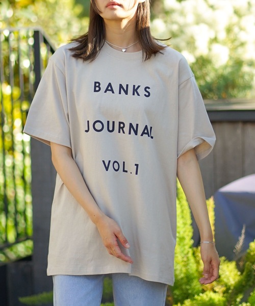 BANKS（バンクス）の「DESIGN TEE/BANKS(バンクス)半袖ロゴTシャツ（Tシャツ/カットソー・メンズ・ブラック/ホワイト/サンドベージュ・MEDIUM/LARGE/X-LARGE）」の21枚目の写真