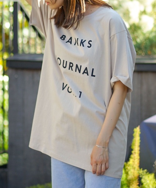 BANKS（バンクス）の「DESIGN TEE/BANKS(バンクス)半袖ロゴTシャツ（Tシャツ/カットソー・メンズ・ブラック/ホワイト/サンドベージュ・MEDIUM/LARGE/X-LARGE）」の20枚目の写真