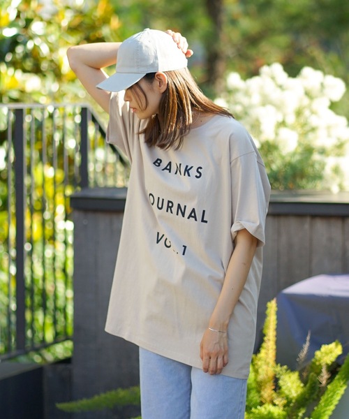 BANKS（バンクス）の「DESIGN TEE/BANKS(バンクス)半袖ロゴTシャツ（Tシャツ/カットソー・メンズ・ブラック/ホワイト/サンドベージュ・MEDIUM/LARGE/X-LARGE）」の22枚目の写真