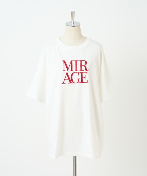 one after another NICE CLAUP(ワンアフターアナザーナイスクラップ)の「アソートBIG T(Tシャツ/カットソー・レディース・ブラック/オフホワイト/ホワイト×レッド/オートミール・FREE)」の21枚目の写真