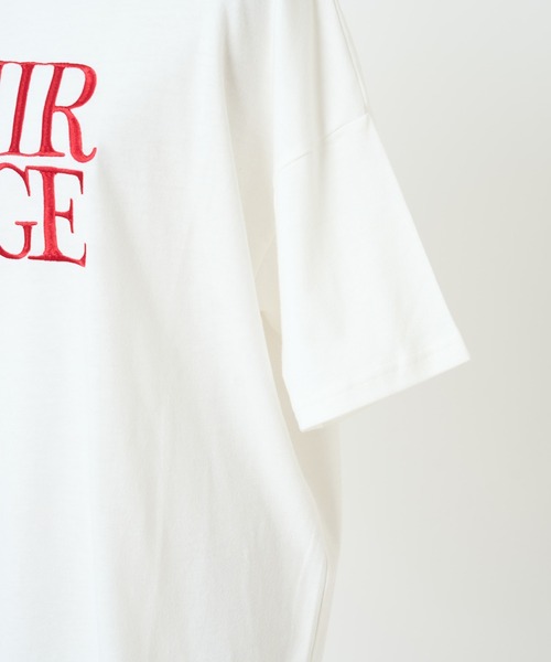 one after another NICE CLAUP(ワンアフターアナザーナイスクラップ)の「アソートBIG T(Tシャツ/カットソー・レディース・ブラック/オフホワイト/ホワイト×レッド/オートミール・FREE)」の15枚目の写真