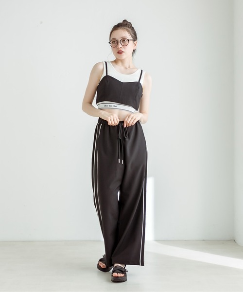 OLIVE des OLIVE(オリーブデオリーブ)の「バックストラップビスチェ 1031040410(キャミソール・レディース・ブラック/オフホワイト/チャコールグレー・FREE)」の11枚目の写真