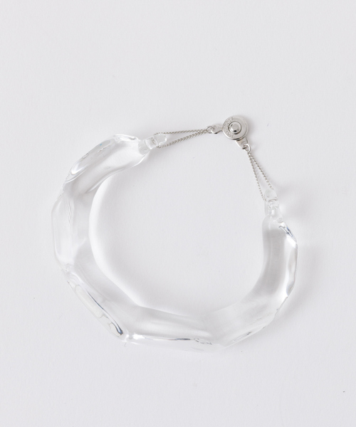 HARIO Lampwork Factory（ハリオランプワークファクトリー）の「【HARIO Lampwork Factory】バングル　リフレクション（バングル/リストバンド・レディース・クリア・フリー）」の3枚目の写真