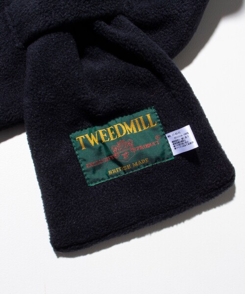 TWEED MILL（ツイードミル）の「【TWEED MILL/ツイードミル】GLOSTER別注 差し込みFLEECE SCARF マフラー（マフラー・メンズ・イエロー/ブルー/オフホワイト/ネイビー/ライトグレー/ブラック・FREE）」の11枚目の写真