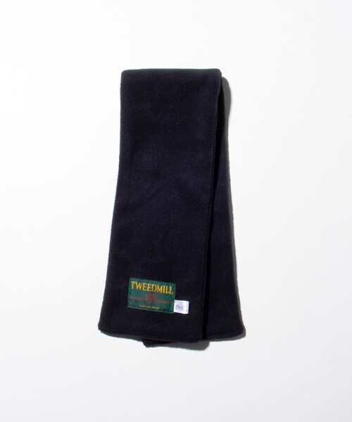 TWEED MILL（ツイードミル）の「【TWEED MILL/ツイードミル】GLOSTER別注 差し込みFLEECE SCARF マフラー（マフラー・メンズ・イエロー/ブルー/オフホワイト/ネイビー/ライトグレー/ブラック・FREE）」の7枚目の写真