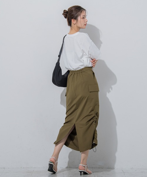 VICKY（ビッキー）の「【夏のストリートファッション】レモネードプリントTシャツ《洗濯機で洗える》（Tシャツ/カットソー・レディース・イエロー/ホワイト/チャコールグレー・M）」の9枚目の写真