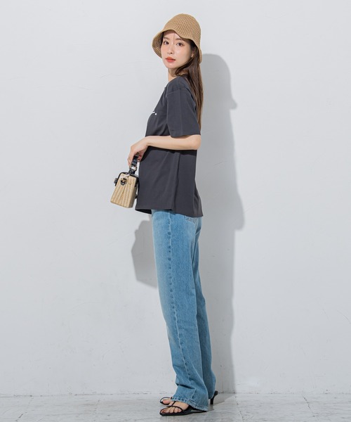 VICKY（ビッキー）の「【夏のストリートファッション】レモネードプリントTシャツ《洗濯機で洗える》（Tシャツ/カットソー・レディース・イエロー/ホワイト/チャコールグレー・M）」の18枚目の写真