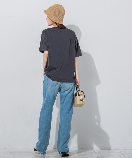 VICKY（ビッキー）の「【夏のストリートファッション】レモネードプリントTシャツ《洗濯機で洗える》（Tシャツ/カットソー・レディース・イエロー/ホワイト/チャコールグレー・M）」の19枚目の写真