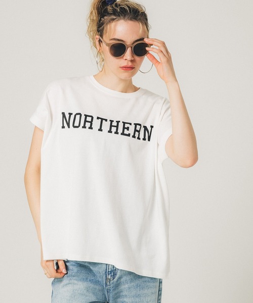 coca(coca)(コカ)の「フレンチスリーブアソートTシャツ(Tシャツ/カットソー・レディース・A/B/C/D/ライトピンク/ブラック/ホワイト/アイボリー/ブラウン/チャコール/オートミール・M/L/S)」の8枚目の写真