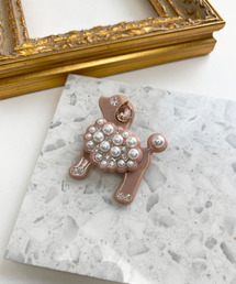 JuetraLis（ジェトラリス）の「【JuetraLis/ジェトラリス】DOGモチーフブローチ（ブローチ/コサージュ）」