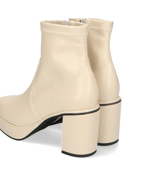 ORiental TRaffic（オリエンタルトラフィック）の「厚底 プラットフォーム ストレッチブーツ 31401（ブーツ・レディース・ホワイト/ブラウン/カーキ/ブラック・S/M/L/LL/SS/3L）」の9枚目の写真