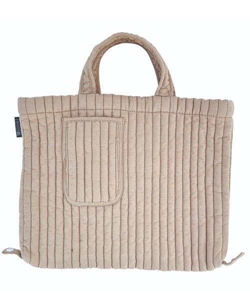 ROOTOTE(ルートート)の「ルートート/キルティング SC.A4ワイド.イブル(トートバッグ・レディース・アッシュグレー/セージグリーン/パープル/スミクロ/桜/サンドベージュ・FREE)」の9枚目の写真