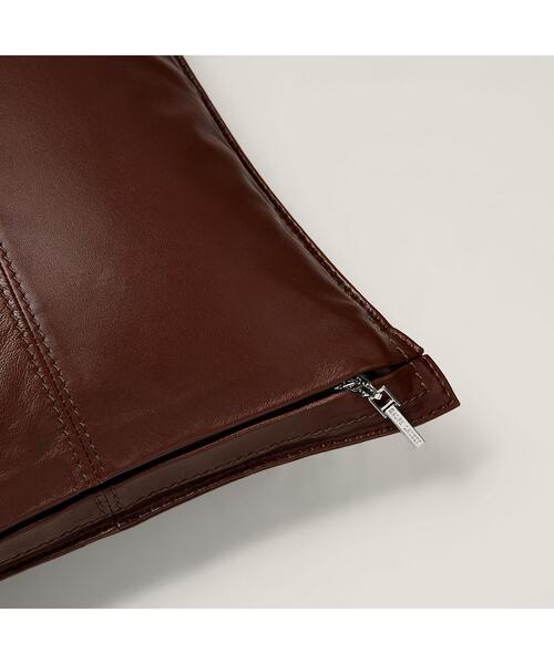 ビンテージ　米国製　ラルフローレン　ウール×羊革　ピローシャム　クッションカバー ビンテージ 米国製 ラルフローレン ウール×羊革 ピローシャム