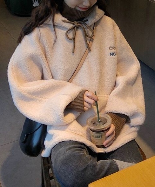 セール】ボアプルオーバーパーカー（パーカー）｜Sibra（シブラ）の