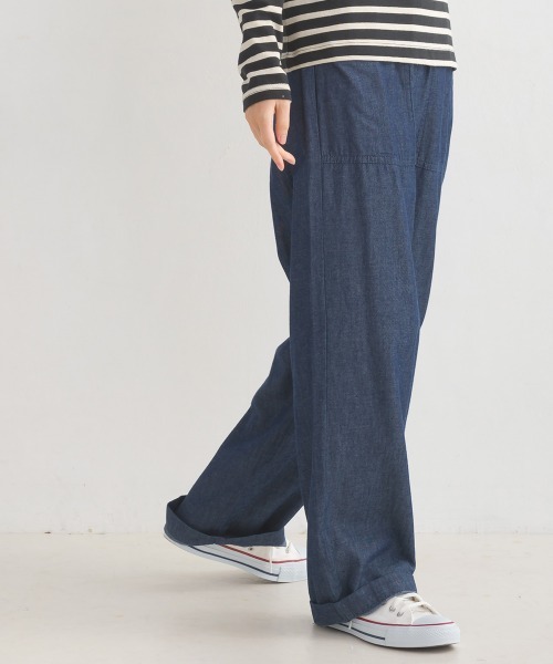 シャンブレーパンツ　イージーパンツ2点 Amazon | [アーバンリサーチ アイテムズ] パンツ コットン