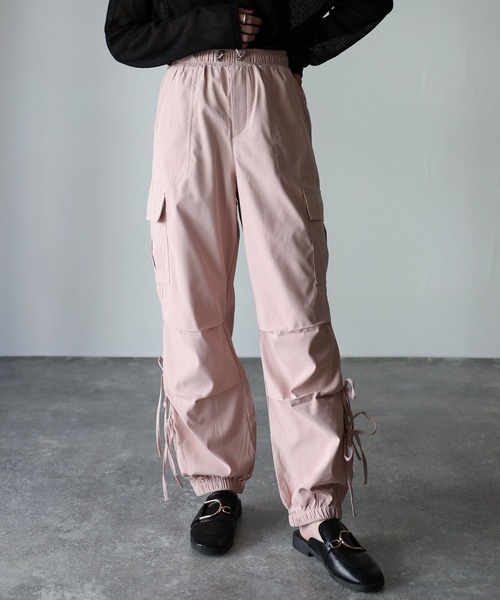 Musinsa   CHERRYQUIRI チェリーキュリー リボンカーゴパンツ Musinsa CHERRYQUIRI チェリーキュリー リボンカーゴパンツ