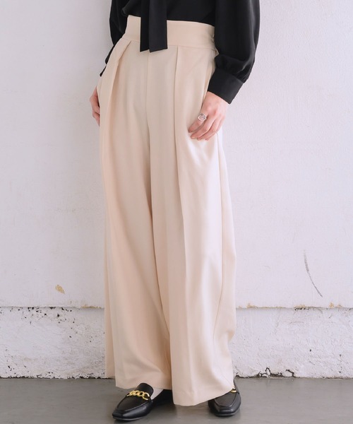 RETRO GIRL(レトロガール)の「インタックワイドPT(その他パンツ・レディース・ダークグレー/ナチュラル/ブラック/ブラウン系その他2・FREE)」の12枚目の写真