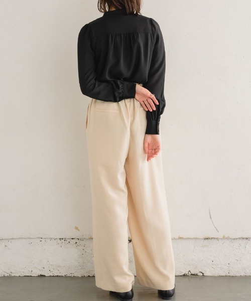 RETRO GIRL(レトロガール)の「インタックワイドPT(その他パンツ・レディース・ダークグレー/ナチュラル/ブラック/ブラウン系その他2・FREE)」の19枚目の写真