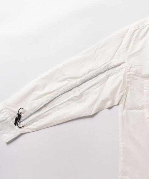 S'more(スモア)の「dungaree shirt(シャツ/ブラウス・レディース・ホワイト/ベージュ・LARGE/X-LARGE/MEDIUM/SMALL)」の20枚目の写真