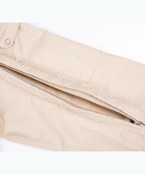 S'more(スモア)の「dungaree shirt(シャツ/ブラウス・レディース・ホワイト/ベージュ・LARGE/X-LARGE/MEDIUM/SMALL)」の8枚目の写真