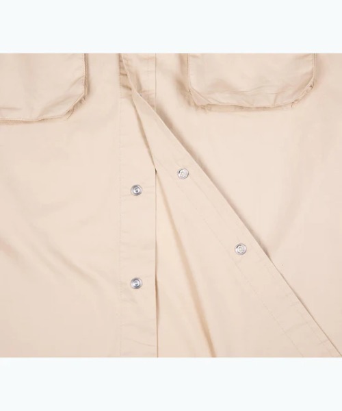 S'more(スモア)の「dungaree shirt(シャツ/ブラウス・レディース・ホワイト/ベージュ・LARGE/X-LARGE/MEDIUM/SMALL)」の9枚目の写真