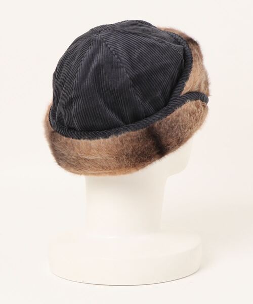 polcadot(ポルカドット)の「MINIMAL CORD FLIGHT CAP/ミニマム コーディロイ フライトキャップ(キャップ・レディース・グレー/ミント/ベージュ・FREE)」の4枚目の写真