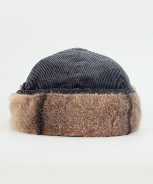 polcadot(ポルカドット)の「MINIMAL CORD FLIGHT CAP/ミニマム コーディロイ フライトキャップ(キャップ・レディース・グレー/ミント/ベージュ・FREE)」の9枚目の写真