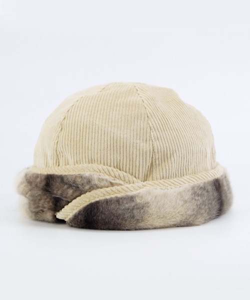 polcadot(ポルカドット)の「MINIMAL CORD FLIGHT CAP/ミニマム コーディロイ フライトキャップ(キャップ・レディース・グレー/ミント/ベージュ・FREE)」の16枚目の写真
