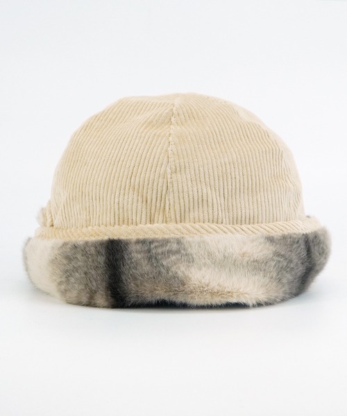 polcadot(ポルカドット)の「MINIMAL CORD FLIGHT CAP/ミニマム コーディロイ フライトキャップ(キャップ・レディース・グレー/ミント/ベージュ・FREE)」の17枚目の写真
