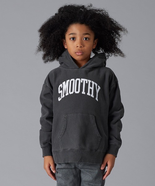 Smoothy(スムージー)の「SMOOTHY Garment college parka / スムージー ガーメントカレッジパーカー(パーカー・キッズ・ブラック/イエロー/ピンク・LARGE/MEDIUM/X-LARGE/SMALL)」の5枚目の写真