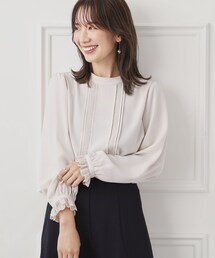 couture brooch | 【お仕事・セレモニーにも◎】刺繍レースタックブラウス(シャツ/ブラウス)