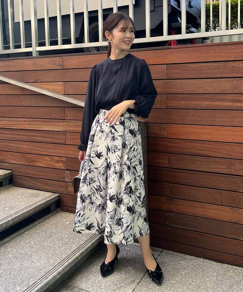 couture brooch（クチュールブローチ）の「◆【お仕事・セレモニーにも◎】刺繍レースタックブラウス（シャツ/ブラウス・レディース・アイボリー/ブルー系その他・38/42/40）」の16枚目の写真