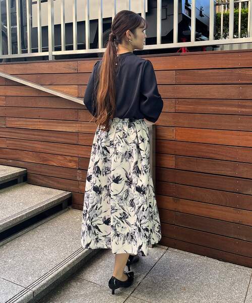 couture brooch（クチュールブローチ）の「◆【お仕事・セレモニーにも◎】刺繍レースタックブラウス（シャツ/ブラウス・レディース・アイボリー/ブルー系その他・38/42/40）」の18枚目の写真