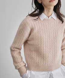 ROPE' | フォックスウールケーブルショートニット(ニット/セーター)