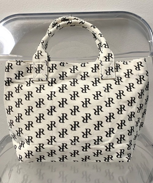non-hedge(ノンヘッジ)の「総ロゴキャンバストートバッグ(トートバッグ・レディース・カーキ/ベージュ/アイボリー/ブラック・FREE)」の14枚目の写真