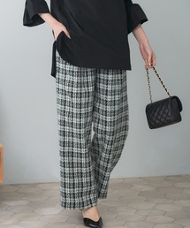 URBAN RESEARCH ROSSO WOMEN | ツイードタックワイドパンツ(その他パンツ)