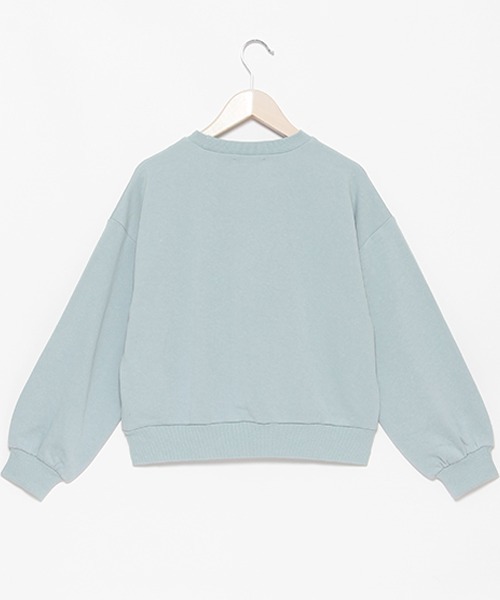 LOVETOXIC（ラブトキシック）の「【WEB・一部店舗限定】カレッジロゴスウェット（スウェット・キッズ・サックスブルー/グレー/ブラック・M/S/L）」の9枚目の写真