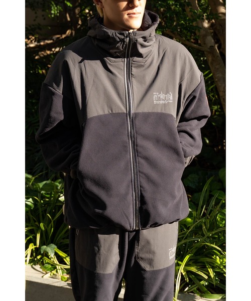 Manhattan Portage(マンハッタンポーテージ)の「【 Manhattan Portage / マンハッタンポーテージ 】 ポーラテック ウインドプロ フリース ブルゾン MNF MP-M488(ブルゾン・メンズ・アイボリー/ブラック・LARGE/MEDIUM)」の7枚目の写真