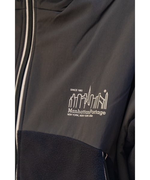 Manhattan Portage(マンハッタンポーテージ)の「【 Manhattan Portage / マンハッタンポーテージ 】 ポーラテック ウインドプロ フリース ブルゾン MNF MP-M488(ブルゾン・メンズ・アイボリー/ブラック・LARGE/MEDIUM)」の11枚目の写真