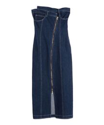 LAGUNAMOON | デニムアシンメトリーベアワンピース(ワンピース)