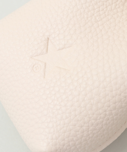 CONVERSE TOKYO(コンバーストウキョウ)の「ECO-LEATHER DRAWSTRING MINI BAG(S)(ショルダーバッグ・レディース・ブルー/ブラック/アイボリー・FREE)」の7枚目の写真