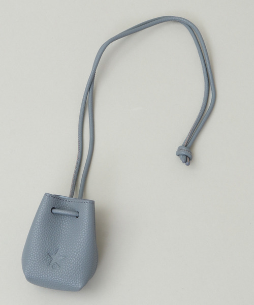 CONVERSE TOKYO(コンバーストウキョウ)の「ECO-LEATHER DRAWSTRING MINI BAG(S)(ショルダーバッグ・レディース・ブルー/ブラック/アイボリー・FREE)」の11枚目の写真