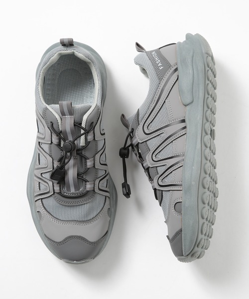 SETUP7（セットアップセブン）の「【SETUP7】アーバンTECHクッションスニーカー ※ Ver.XT-6　 KNF037（スニーカー・メンズ・ブラック/グレー/ホワイト・40/44/42）」の3枚目の写真