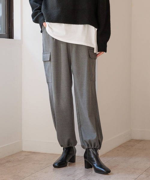 GLOBAL WORK（グローバルワーク）の「あったかハイウエストカーゴ