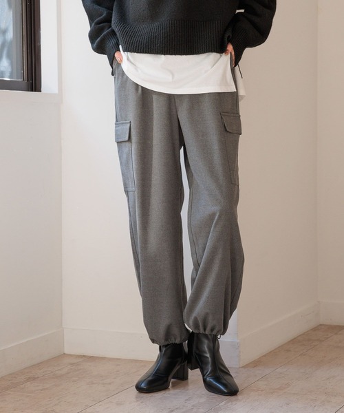 GLOBAL WORK（グローバルワーク）の「あったかハイウエストカーゴ