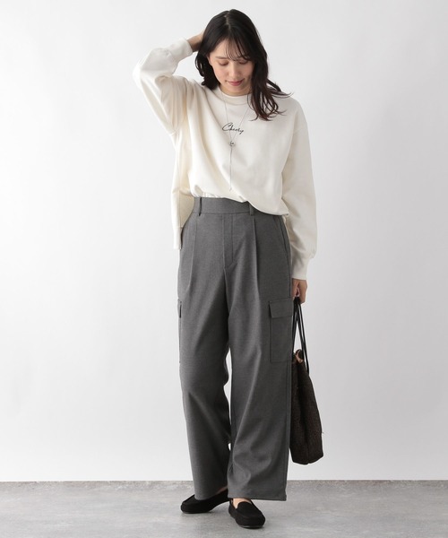 GLOBAL WORK（グローバルワーク）の「あったかハイウエストカーゴ